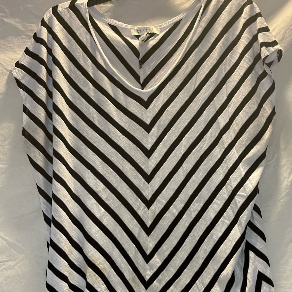 White House Black market Striped Tee